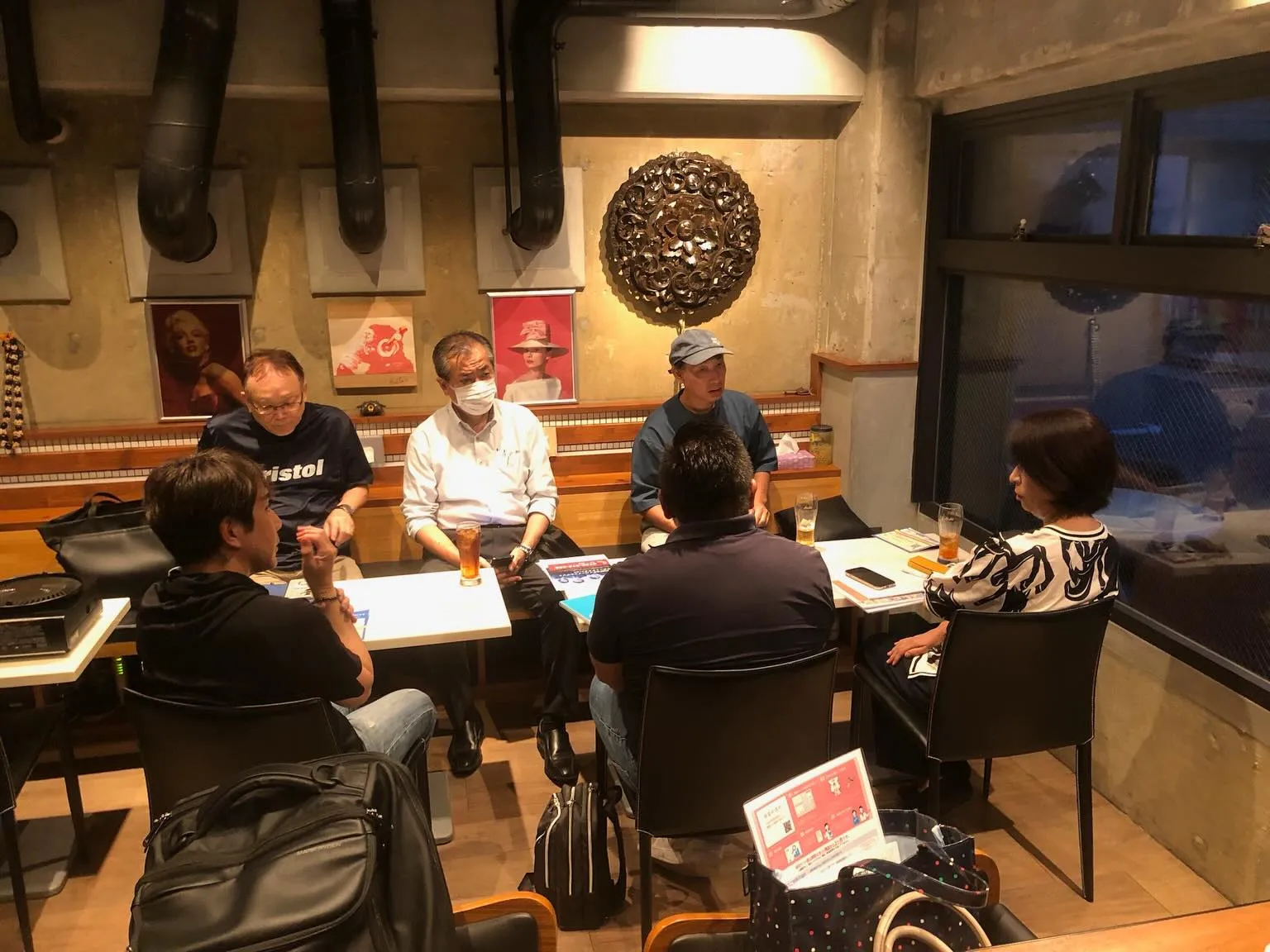 8月18日に久しぶりにBNIの班ミーティング&懇親会を開いて...